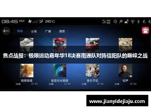焦点战报：极限运动嘉年华18决赛南通队对阵信阳队的巅峰之战